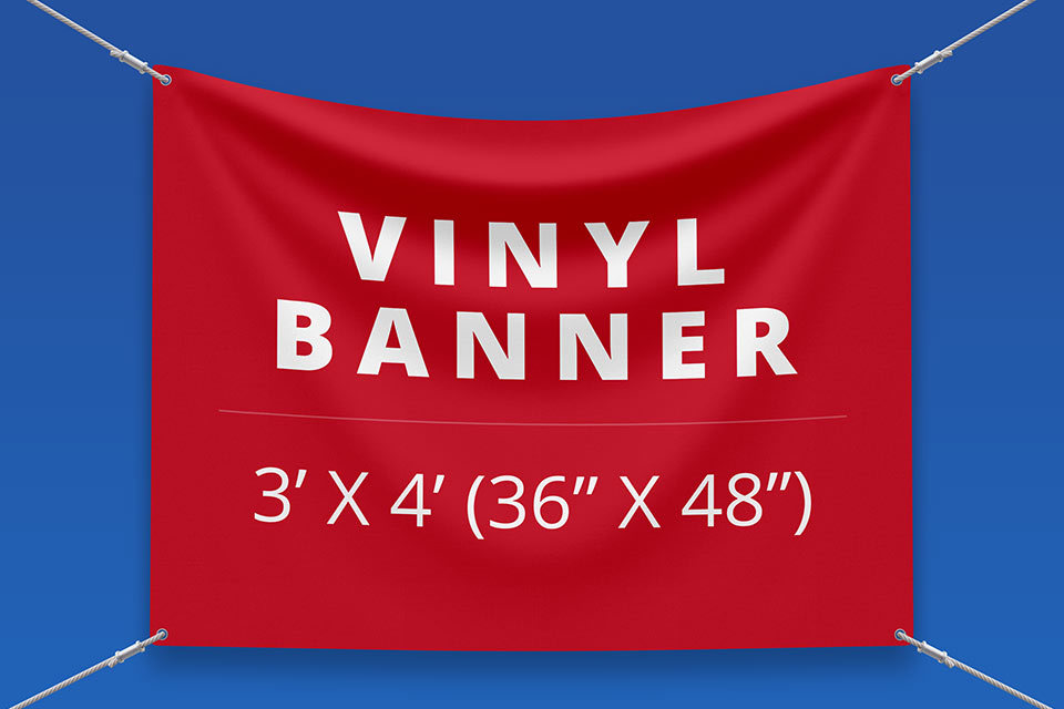 3' x 4' Vinyl Banner (36" x 48")