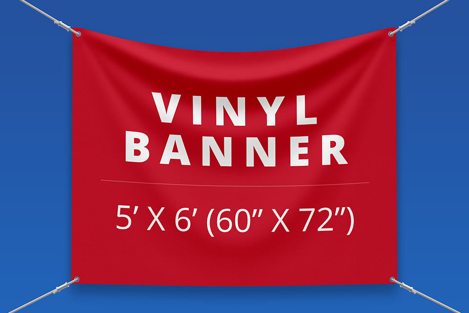 5' x 6' Vinyl Banner (60" x 72")