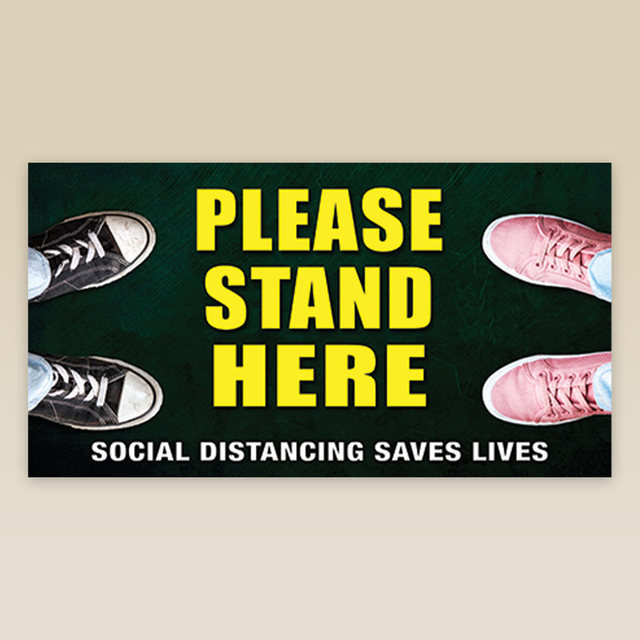 15" x 8" Floor Decal